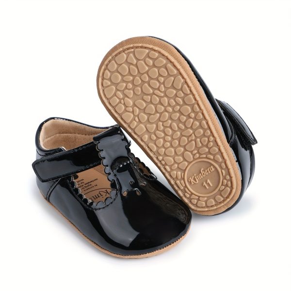 Trendy Baby Girl Mary Jane Shoes: Lightweight, Non-Slip Walking Shoes for Spring & Autumn